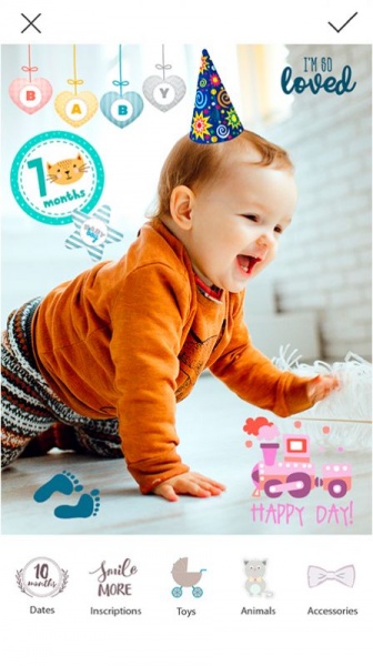 婴儿照片编辑器软件下载_婴儿照片编辑器安卓最新版下载v1.0 安卓版 运行截图1