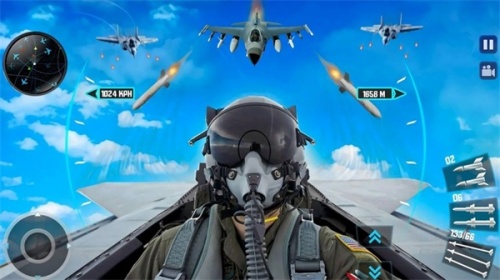 战斗机飞行模拟安卓版下载_战斗机飞行模拟游戏下载v1.0 安卓版 运行截图1