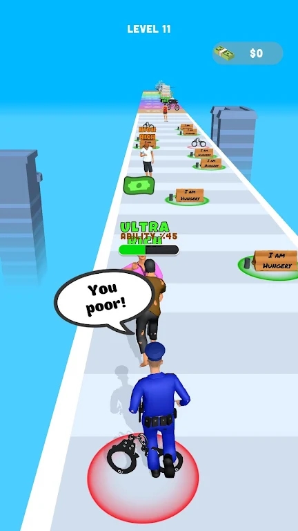 乞丐赛跑者3D游戏中文版下载_乞丐赛跑者3D最新安卓版下载v0.1 安卓版 运行截图1