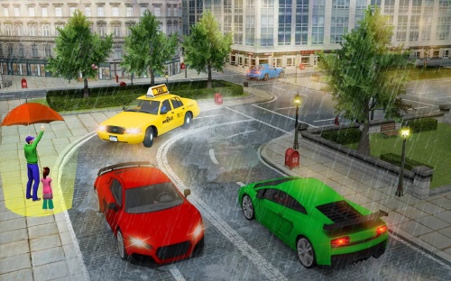 城市出租车模拟驾驶员免费版下载_城市出租车模拟驾驶员游戏手机版下载v7 安卓版 运行截图1