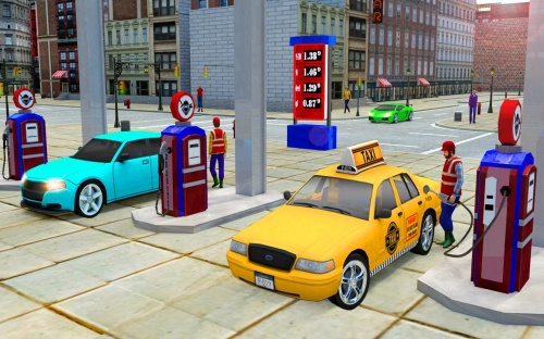城市出租车模拟驾驶员免费版下载_城市出租车模拟驾驶员游戏手机版下载v7 安卓版 运行截图2