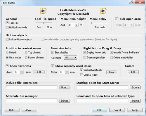 FastFolders官网版下载_FastFolders(文件快速查看工具) v5.11.0 最新版下载 运行截图1