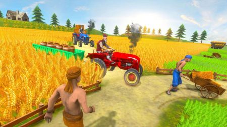 农用手扶拖拉机模拟驾驶游戏下载_农用手扶拖拉机模拟最新版下载v1.0.0 安卓版 运行截图1