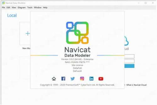 navicat data modeler破解版下载_navicat data modeler(数据库设计工具) v2.1.9 中文版下载 运行截图1