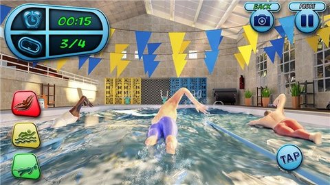 游泳比赛模拟器手机版下载_游泳比赛模拟器最新版下载v1.0.1 安卓版 运行截图3