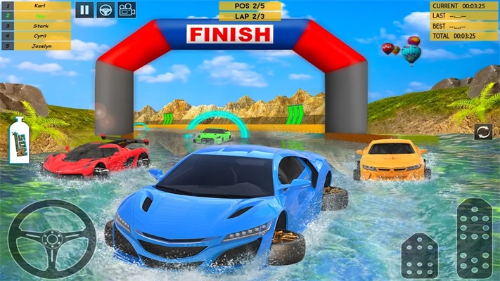 水上特技赛车3D最新版安卓下载_水上特技赛车3D免费版游戏下载v2.0.1 安卓版 运行截图1