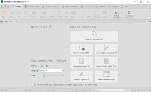Able2Extract Professional 16最新版下载_Able2Extract Professional 16(PDF转换工具) v16.0 官网版下载 运行截图1