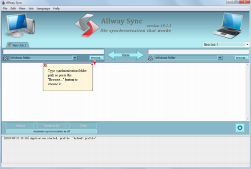 Allway Sync中文版下载_Allway Sync(多文件夹文件同步软件) v21.1.5 免费版下载 运行截图1