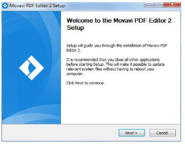 PDF编辑器Movavi PDF Editor绿色版下载_Movavi PDF Editor破解版下载v2.3(附破解工具和破解教程) 运行截图1