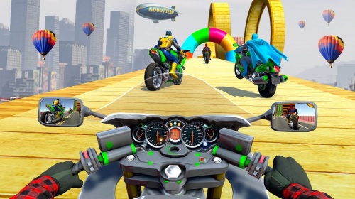 超级自行车特技赛最新版下载_超级自行车特技赛游戏手机版下载v1.1 安卓版 运行截图1