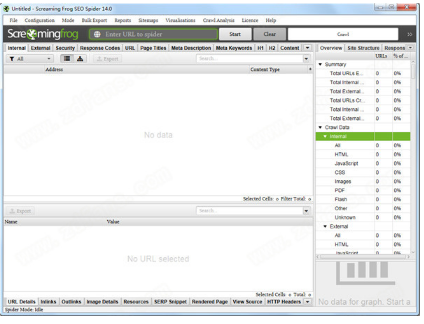 网络爬虫工具Screaming Frog SEO Spider绿色版下载_Screaming Frog SEO Spider破解版下载v14.0 运行截图1