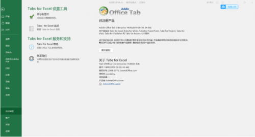 Office Tab中文版下载_Office Tab(Office多标签插件) v14.00 破解版下载 运行截图1