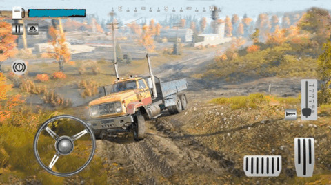 越野游戏卡车模拟器游戏下载_卡车模拟器越野2022下载 运行截图2
