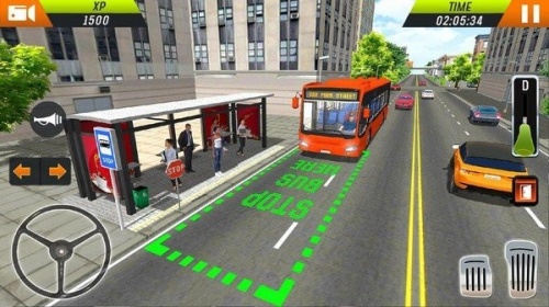 公共巴士模拟驾驶游戏免费版下载_公共巴士模拟驾驶中文安卓版下载v1.25 安卓版 运行截图3