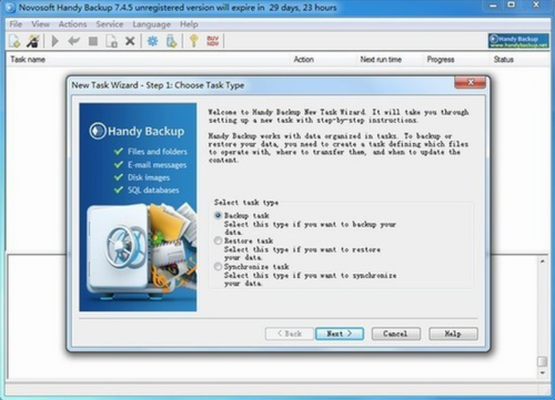 Handy Backup Pro中文版下载_Handy Backup Pro(数据备份) v8.3.1 免费版下载 运行截图1