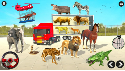 动物园卡车模拟器免费版游戏下载_动物园卡车模拟器最新版手机下载v1.1.4 安卓版 运行截图1