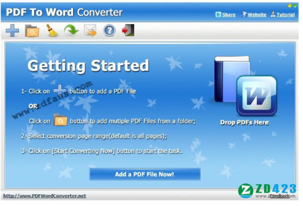 PDF to Word Converter最新版下载_PDF to Word Converter绿色免费版下载v3.0 运行截图1