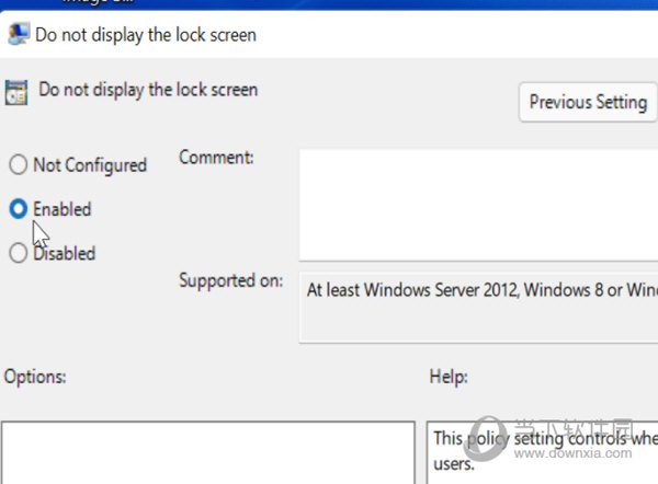 Window11怎么禁用锁定屏幕 