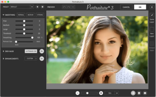 Portraiture for Lightroom mac版下载_Portraiture for Lightroom mac(人像磨皮插件) v3.5.7 官网版下载 运行截图1