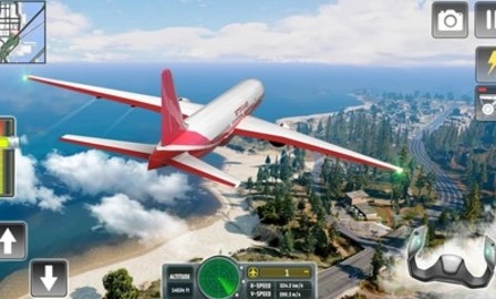 航班飞机模拟器游戏最新版下载_航班飞机模拟器手机版下载v2.1 安卓版 运行截图1