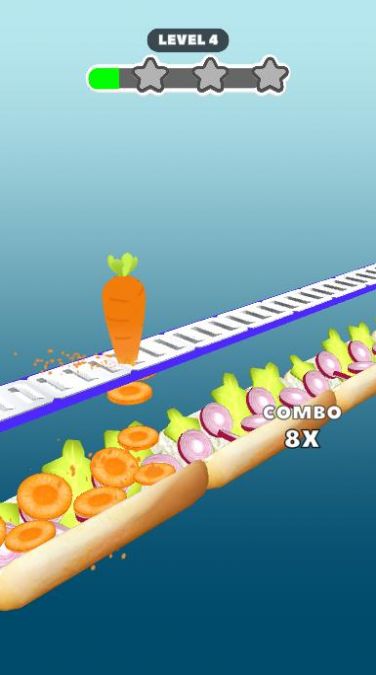 食物冲刺3D游戏中文版下载_食物冲刺3D手机安卓版下载v1.4 安卓版 运行截图1