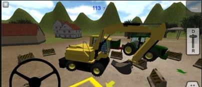 施工沙挖掘机驾驶3D最新版下载_施工沙挖掘机驾驶3D游戏下载v2.1 安卓版 运行截图1