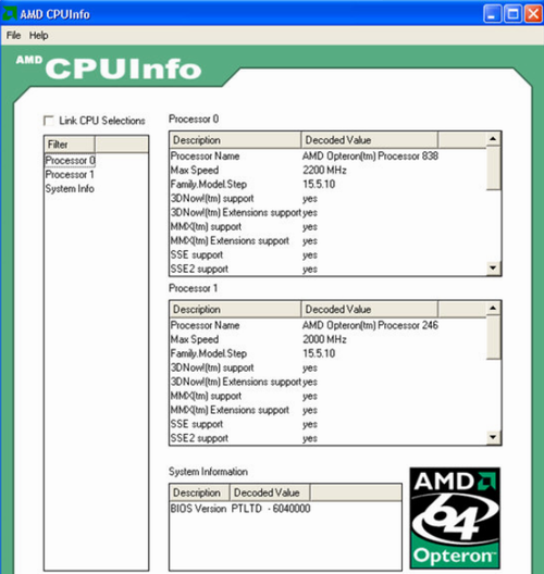 AMD CPUInfo官网版下载_AMD CPUInfo(AMD CPU信息检测工具) v2.2.0 最新版下载 运行截图1