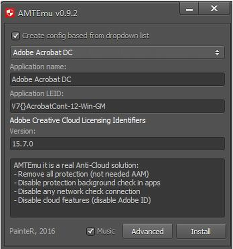 AMT Emulator破解版下载_AMT Emulator(Adobe产品批量授权解除工具) v0.9.2 中文版下载 运行截图1