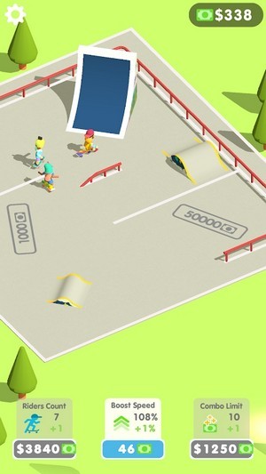 闲置滑板运动场游戏最新版下载_闲置滑板运动场手机版下载v1.0 安卓版 运行截图2