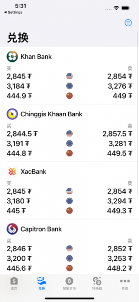 蒙古的汇率货币换算器app免费版下载_蒙古的汇率最新版下载v12.6 安卓版 运行截图1