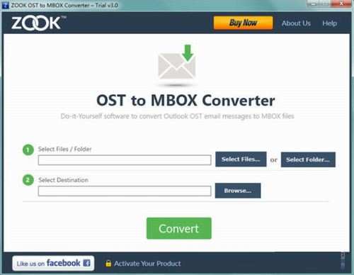 ZOOK OST to MBOX Converter下载安装_ZOOK OST to MBOX Converter(OST转MBOX转换器) v3.0 最新版下载 运行截图1