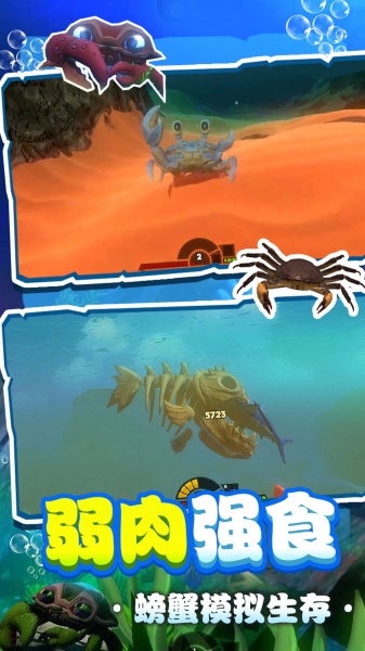螃蟹生存模拟游戏下载_螃蟹生存模拟安卓最新版下载v1.0.2 安卓版 运行截图1