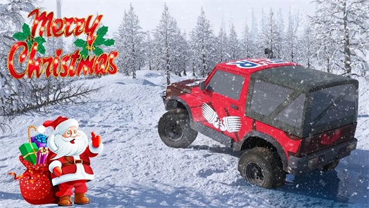 圣诞雪地卡车模拟器游戏中文版下载_圣诞雪地卡车模拟器手机免费版下载v0.3 安卓版 运行截图3
