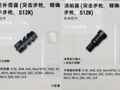 绝地求生16.1版本武器配件选择指南[多图]