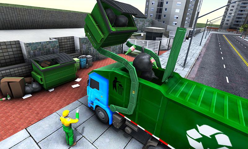 道路清扫车垃圾车游戏下载_道路清扫车垃圾车手机最新版下载v1.5 安卓版 运行截图2