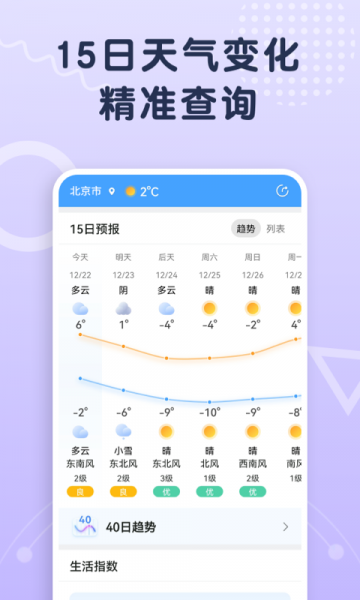 关心天气app下载_关心天气2022最新版下载v1.1.0 安卓版 运行截图1