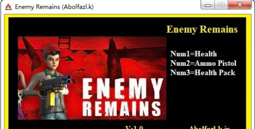 残敌enemy remain三项修改器下载-残敌enemy remain三项修改器电脑版下载v1.0 运行截图1