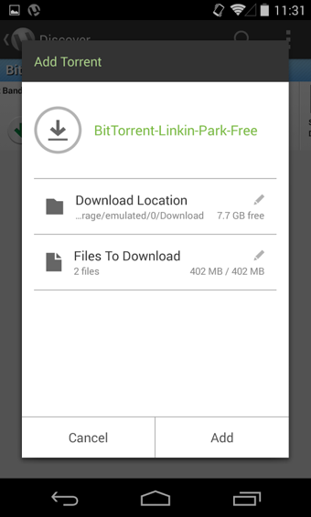 uTorrent软件中文版免费下载_uTorrent手机版下载v2.18 安卓版 运行截图3