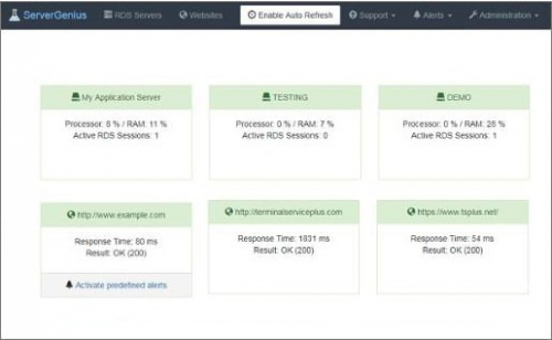 服务器监控工具Server Genius最新绿色版下载_Server Genius免费版下载v3.7.11.14 运行截图2