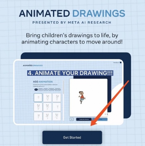 Animated Drawings1.0最新免费下载_Animated Drawings1.0最新免费绿色最新版v1.0 运行截图1