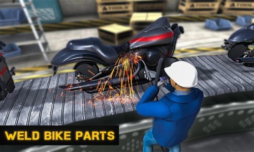 摩托车修理工模拟器手机版游戏下载_摩托车修理工模拟器免费版下载v1.8 安卓版 运行截图1