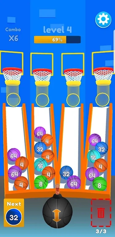 Basket2048游戏下载_Basket2048最新版下载v0.1 安卓版 运行截图2