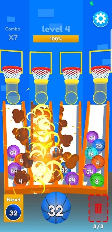 Basket2048游戏下载_Basket2048最新版下载v0.1 安卓版 运行截图1