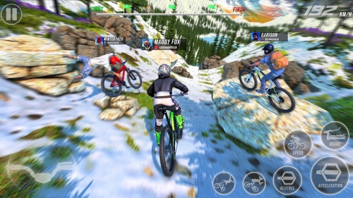 BMX自行车特技越野赛游戏下载_BMX自行车特技越野赛手机版下载v1.0 安卓版 运行截图1