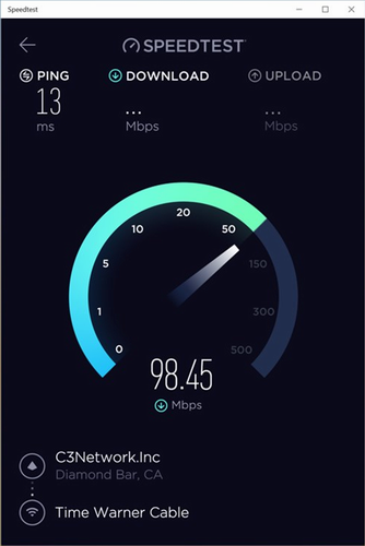 speedtest专业破解版下载_speedtest(网络测速工具) v1.8.156.1 中文版下载 运行截图1