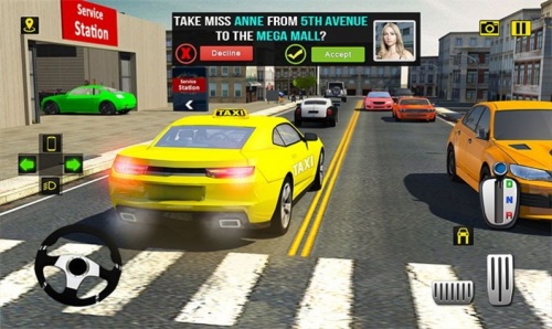 出租车司机驾驶模拟游戏下载_出租车司机驾驶模拟2022版下载v1.20 安卓版 运行截图2