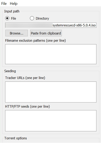 dottorrent gui汉化版下载_dottorrent gui(批量bt种子制作软件) v1.0 中文版下载 运行截图1