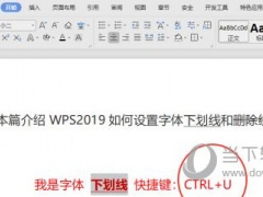 wps2019怎么设置横线格式 详细步骤介绍