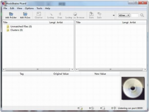 MusicBrainz Picard官方版下载_MusicBrainz Picard(音频标签处理工具) v2.3 最新版下载 运行截图1