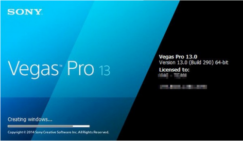 Vegas Pro 13破解版下载_Vegas Pro 13(视频编辑软件) v13.0.0.453 中文版下载 运行截图1